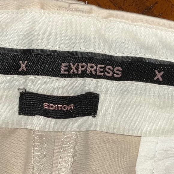 Express Editor Beige Capris Size 6 - Picture 6 of 11